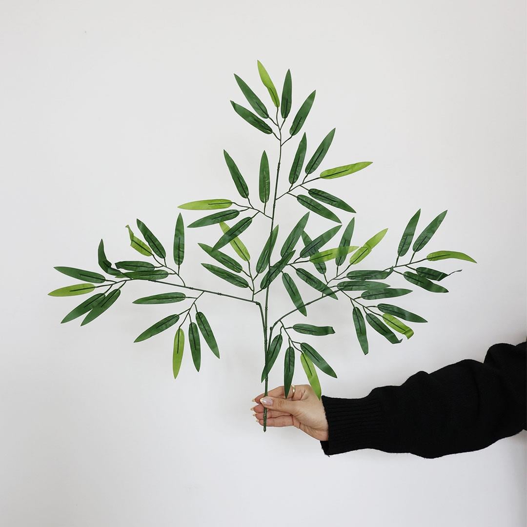 Yapay Bambu Yaprağı Yeşil 50 cm