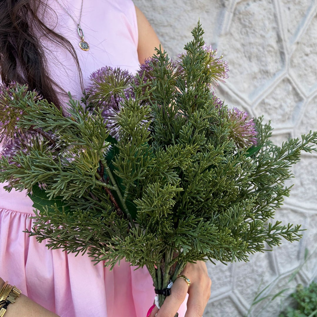 Yapay Çam Dalı Yeşil 40 cm - Yapay Yeşillik Demetleri