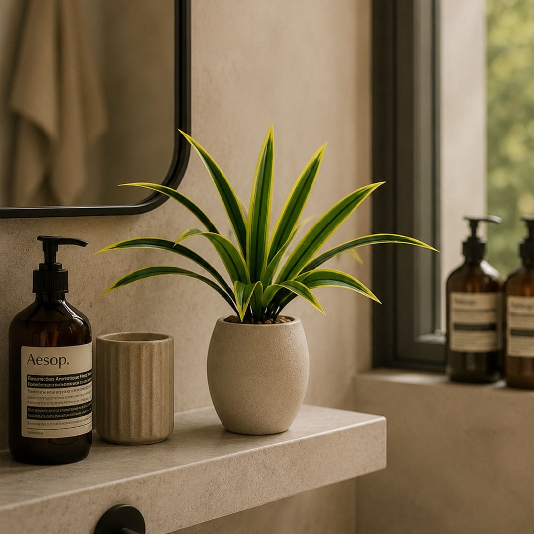 Yapay Dracena Demet Sarı Yeşil 50 cm - Yapay Yeşillik Demetleri