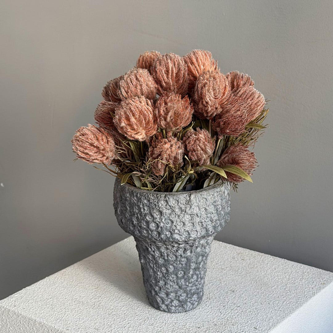Yapay Enginium Dal Pembe 40 cm - Yapay Çiçek Dalları ve Demetleri