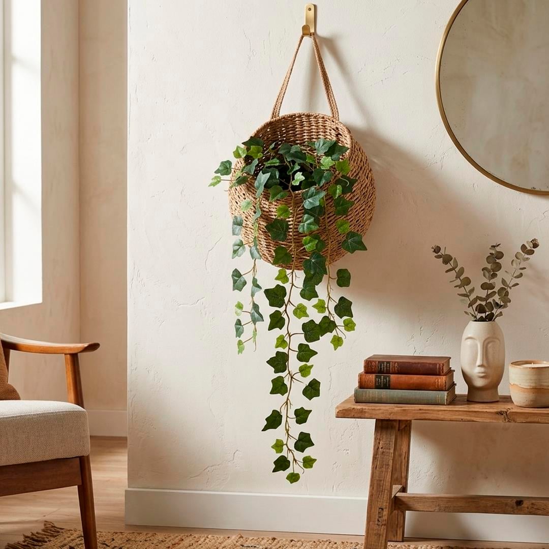 Yapay Hedera Sarkıt Sarmaşık Parlak 95 cm - Yapay Sarmaşıklar