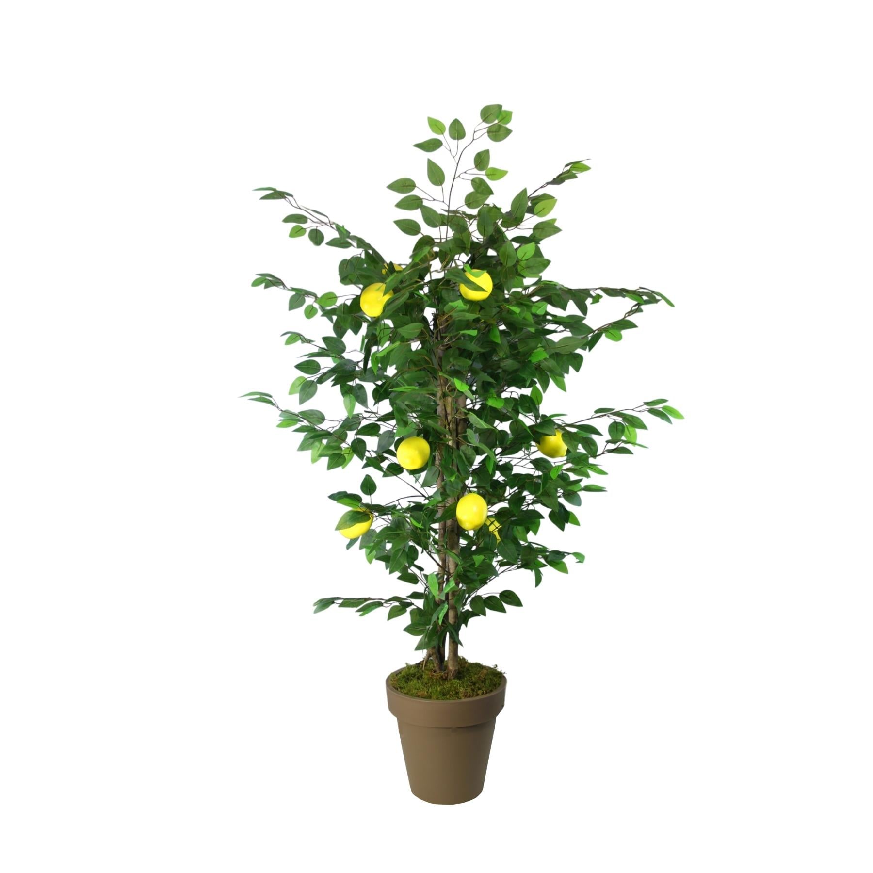 Yapay Limon Ağacı 130 cm - Yapay Meyveli Ağaçlar