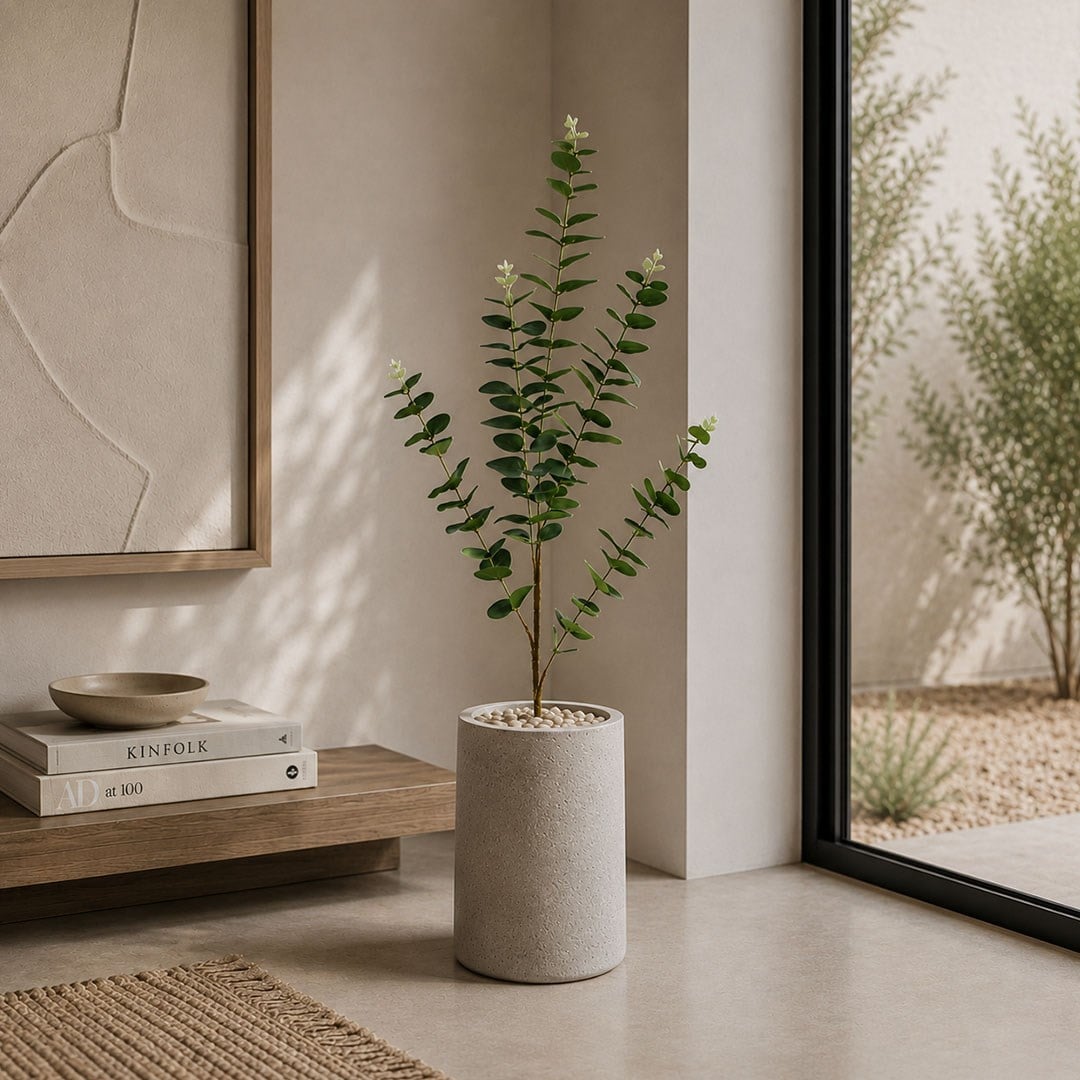 Yapay Okaliptüs Dal Yeşil 90 cm - Kategorisiz