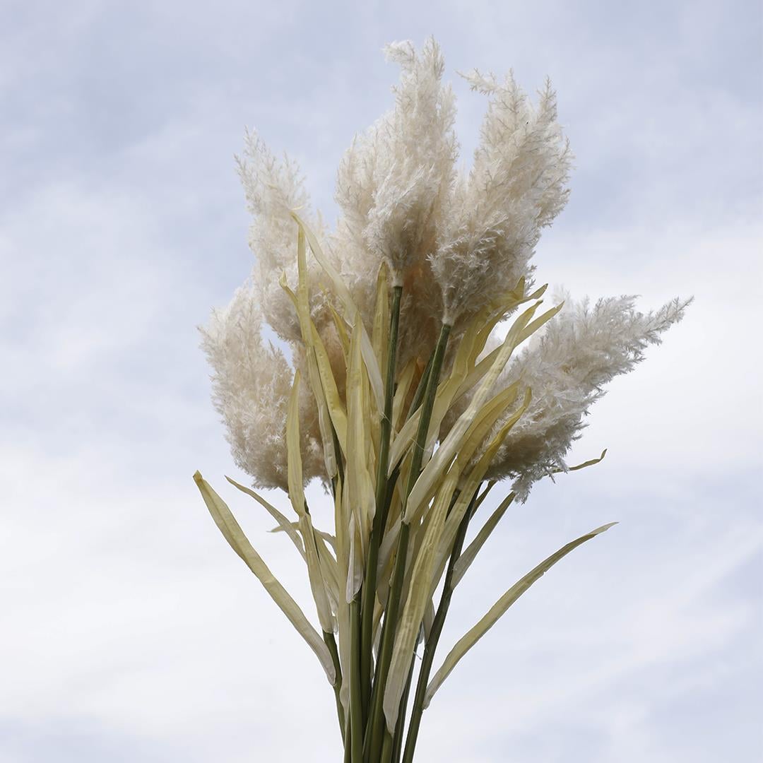 Yapay Pampas Dalı Beyaz 90 cm