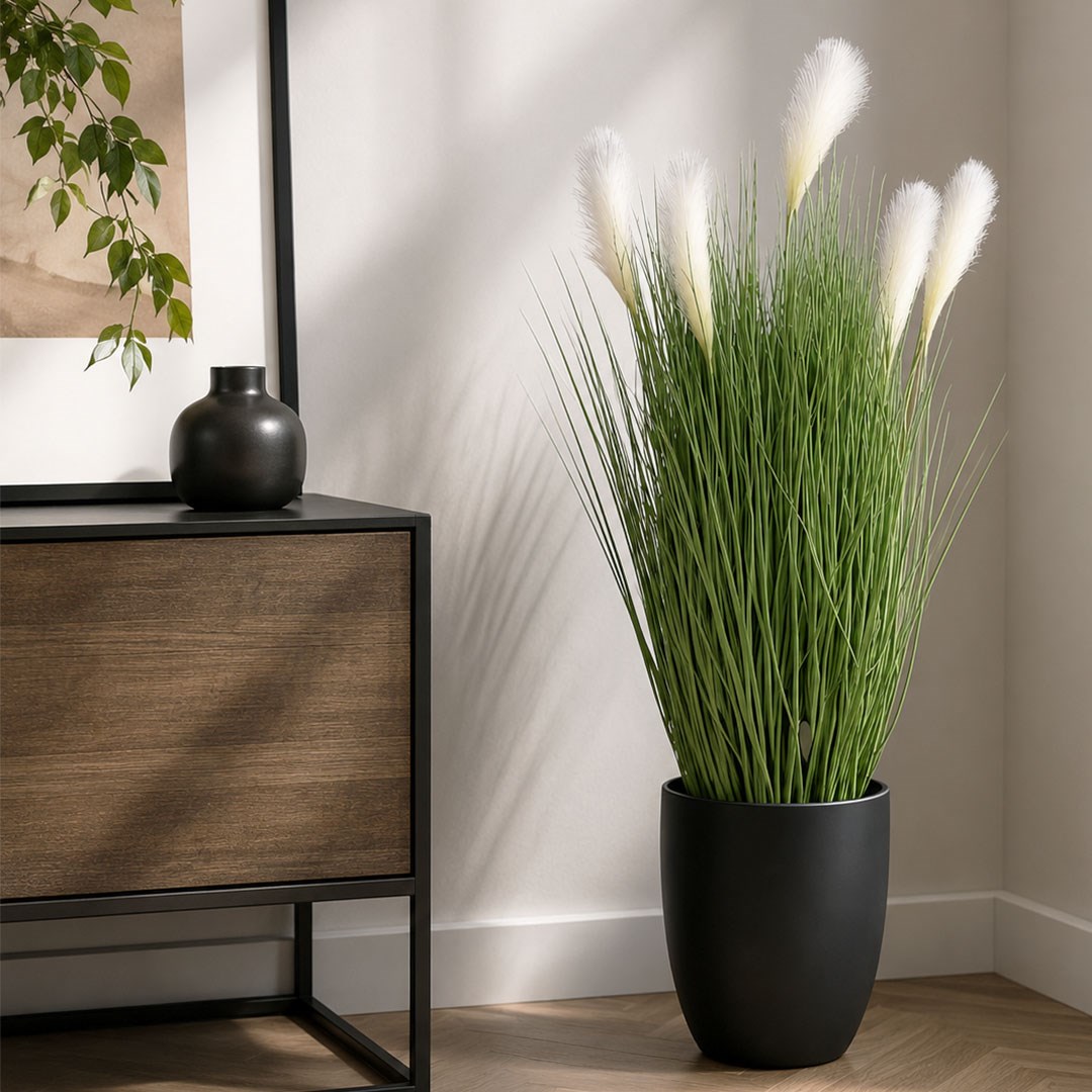 Yapay Pampas Grass Pot 100 cm - Kategorisiz