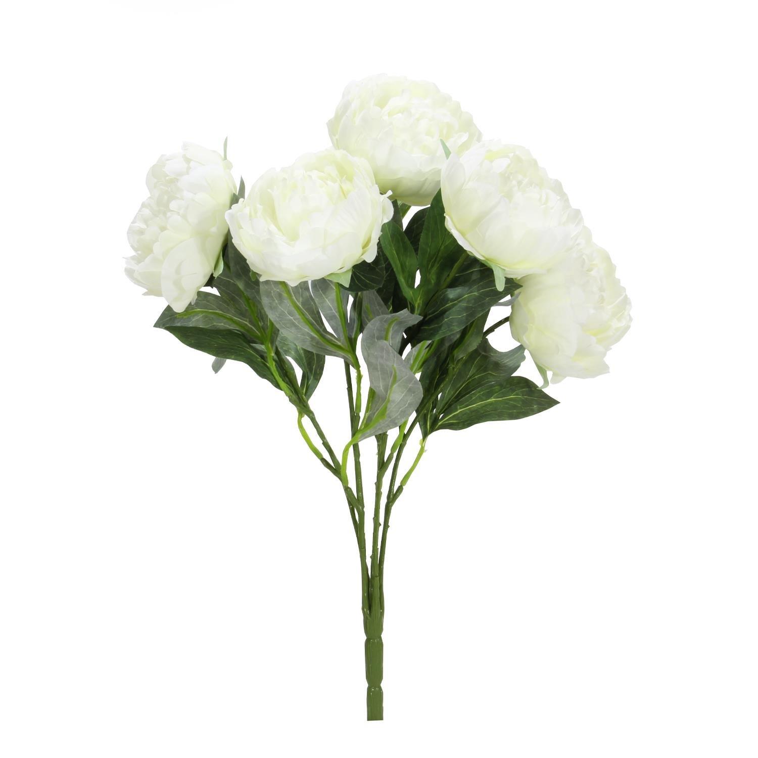 Yapay Şakayık Demet Beyaz 50 cm