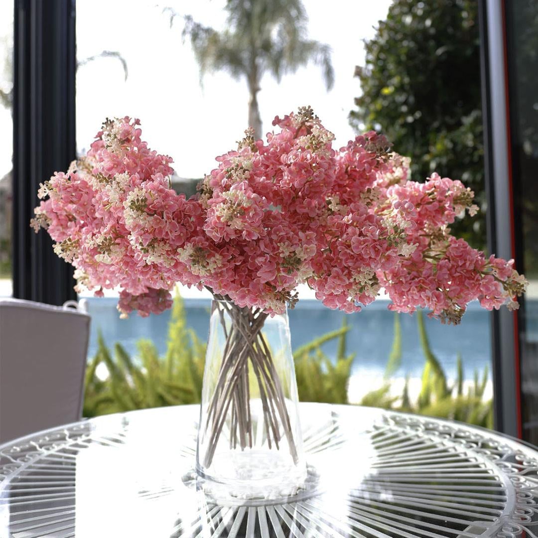 Yapay Sümbül Dalı Pembe 65 cm