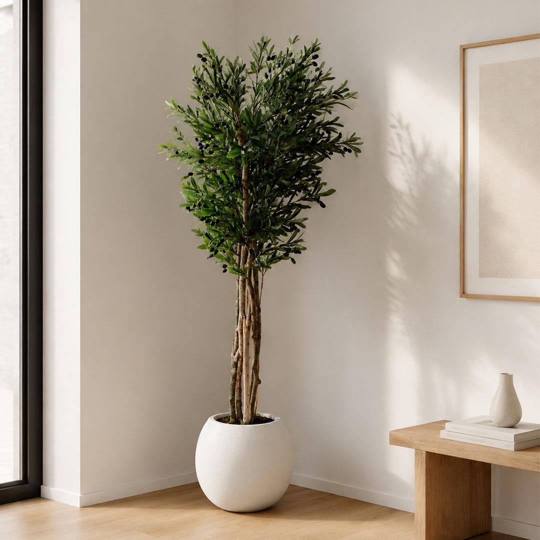 Yapay Zeytin Ağacı 170 cm - Yapay Yapraklı Ağaçlar
