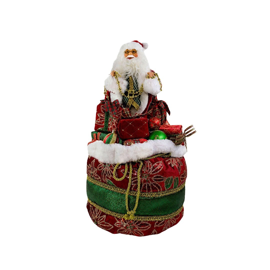 Yılbaşı Keseden Çıkan Noel Baba 70x35 cm - Kategorisiz