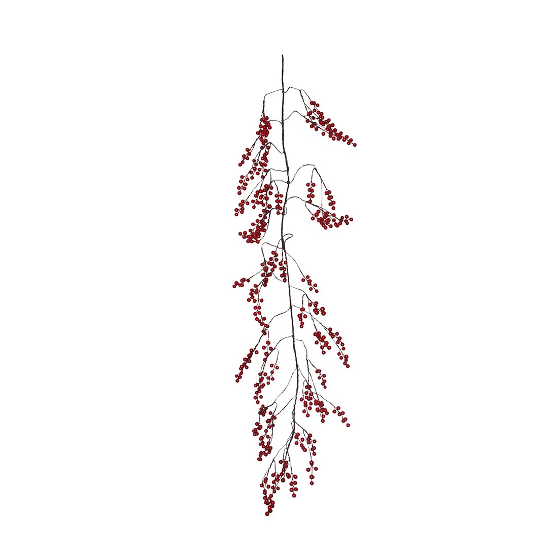 Yılbaşı Süs Berry Sarkıt Kırmızı 180 cm - Yılbaşı Aksesuarları