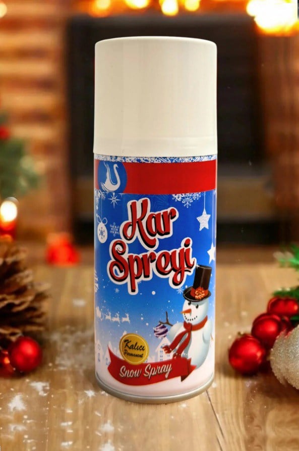 Yılbaşı Yapay Kalıcı Kar Spreyi Beyaz 150 ml 10 Adet - Yılbaşı Aksesuarları