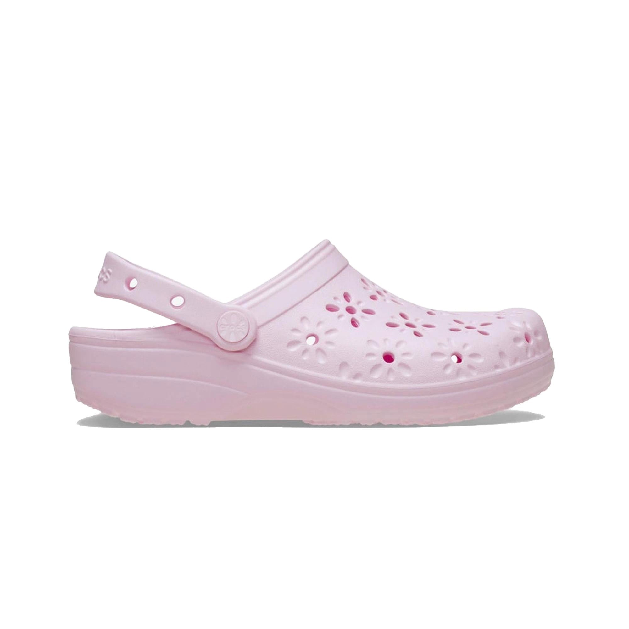 Classic Floral Cut Out Clog-CRO210927G016ZW