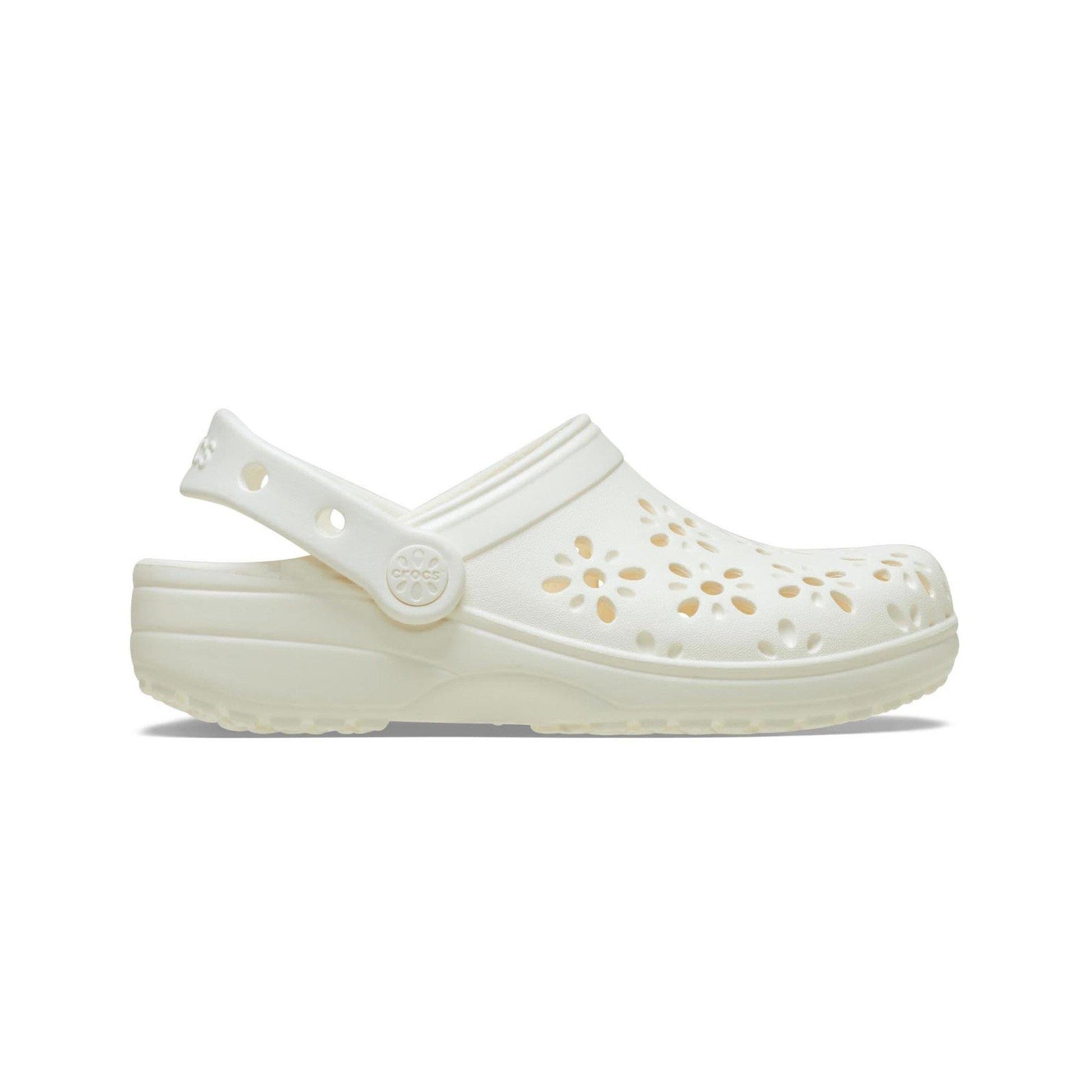 Classic Floral Cut Out Clog-CRO210927G010WV