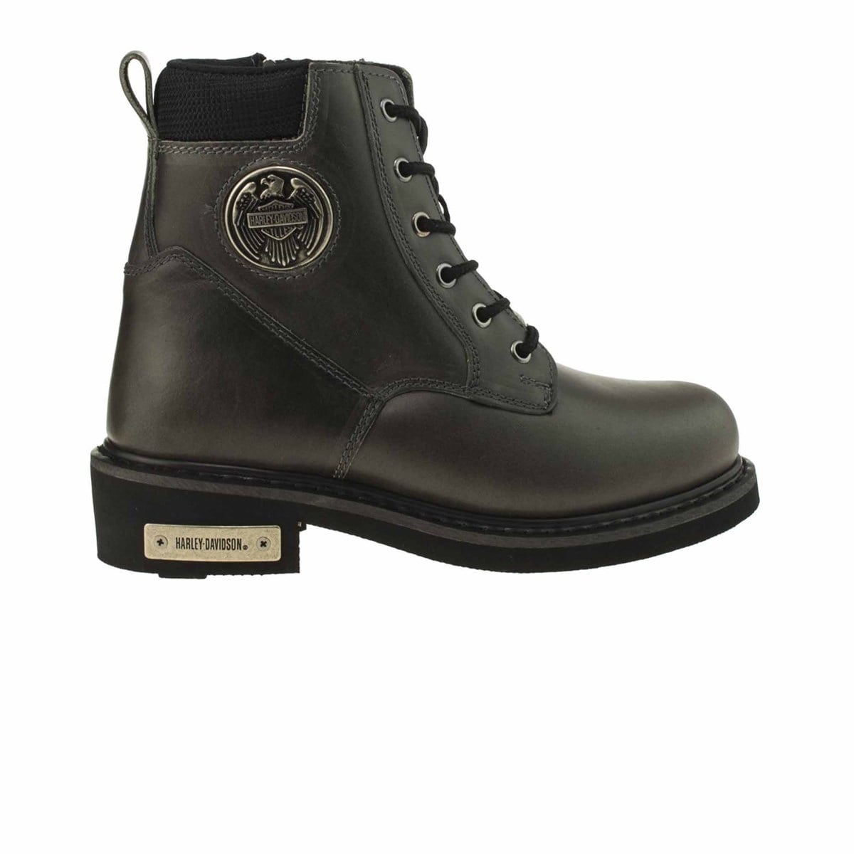 Harley Davidson Jim 100128 Gri Kadın Bot-HARG100128G0003