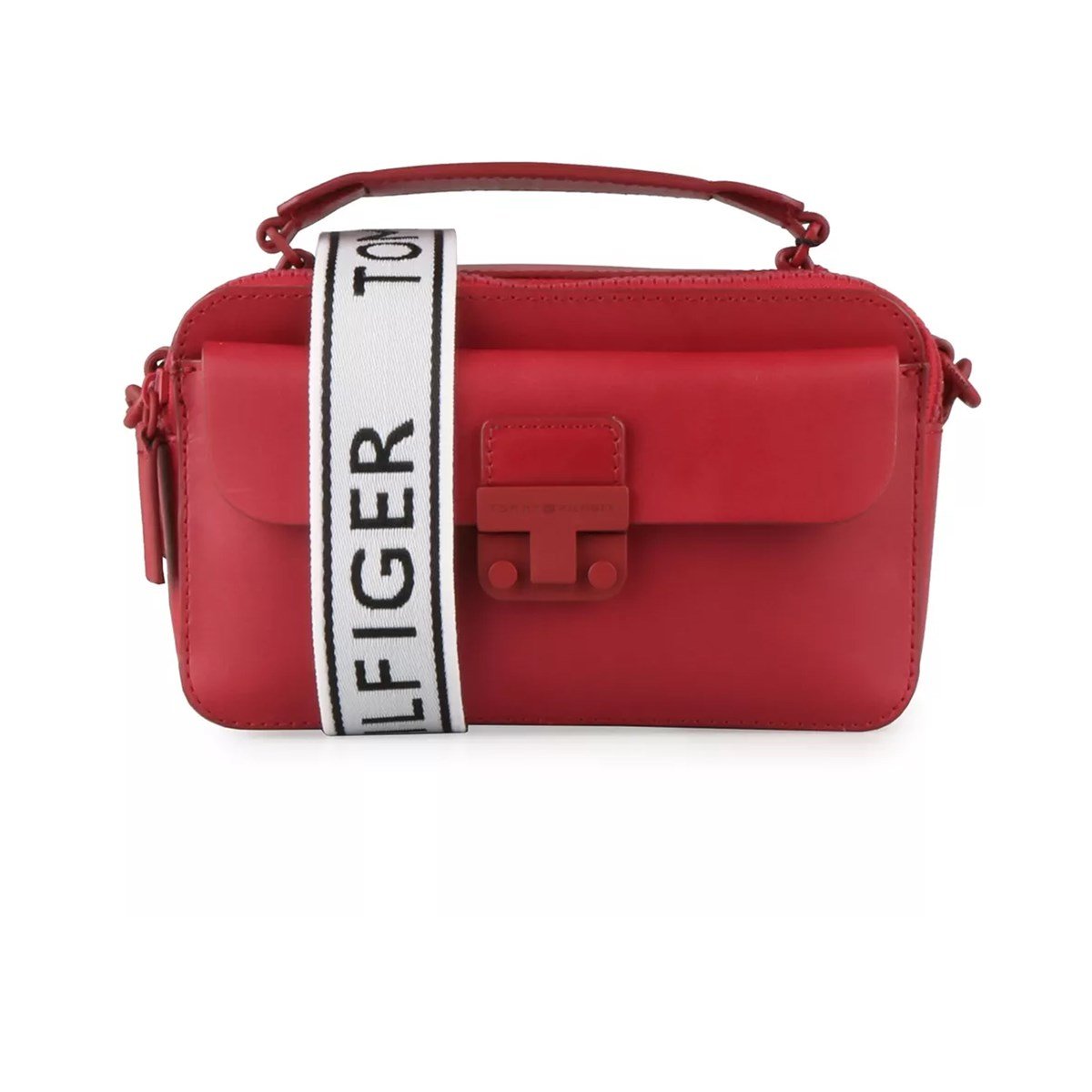 Tommy Hilfiger 5833 Fashion Hardware Crossover Kırmızı Çanta | Etichet