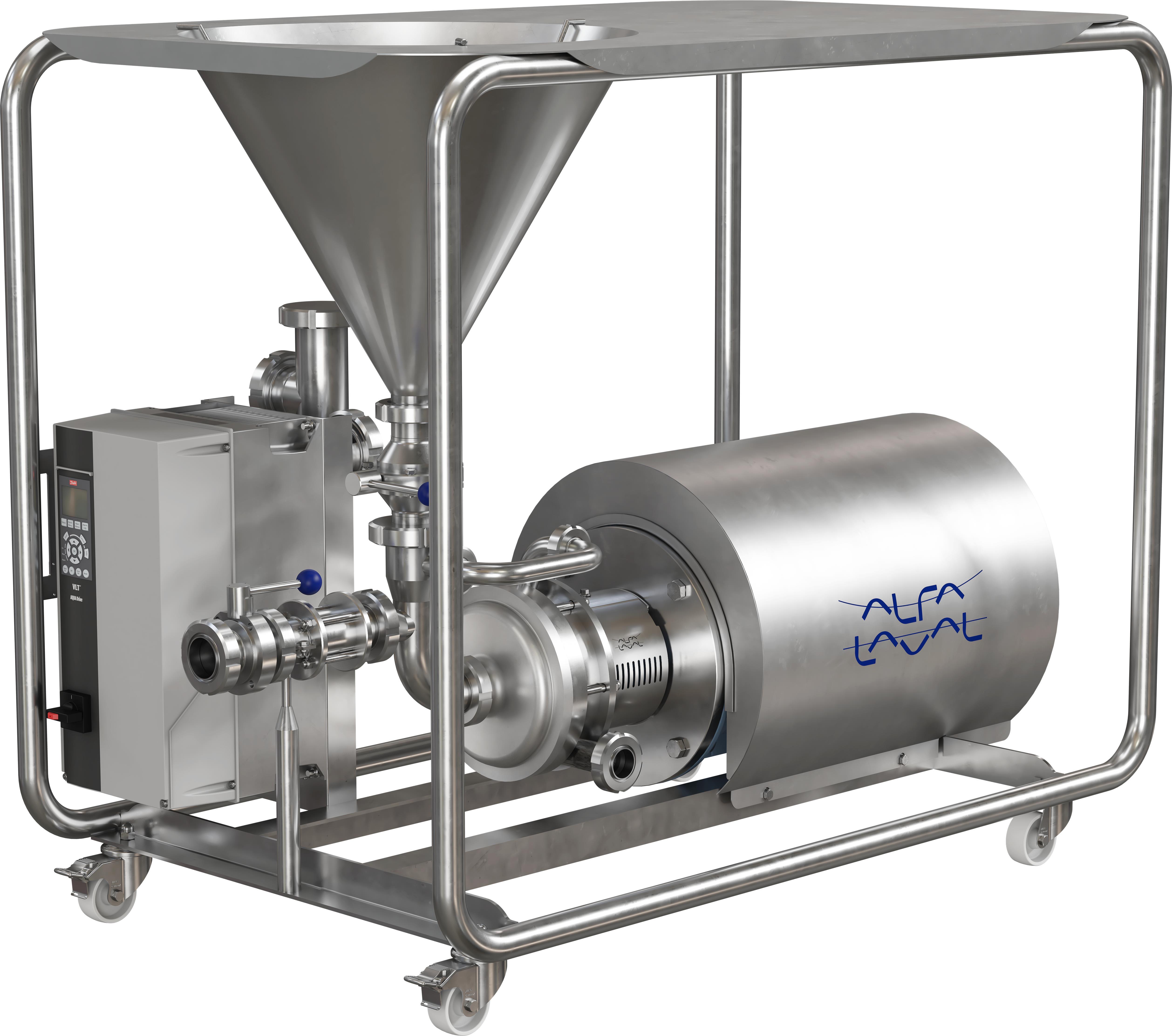 C-BALL VALVE COMPLETE FOR HYBRID POWDER MIXER HPM-S15 AND HPM-M15