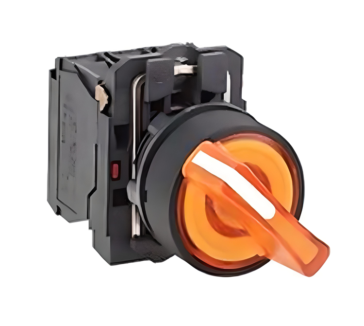 TELEMECANIQUE XB5 AK125M5  TURUNCU IŞIKLI MANDAL BUTON  