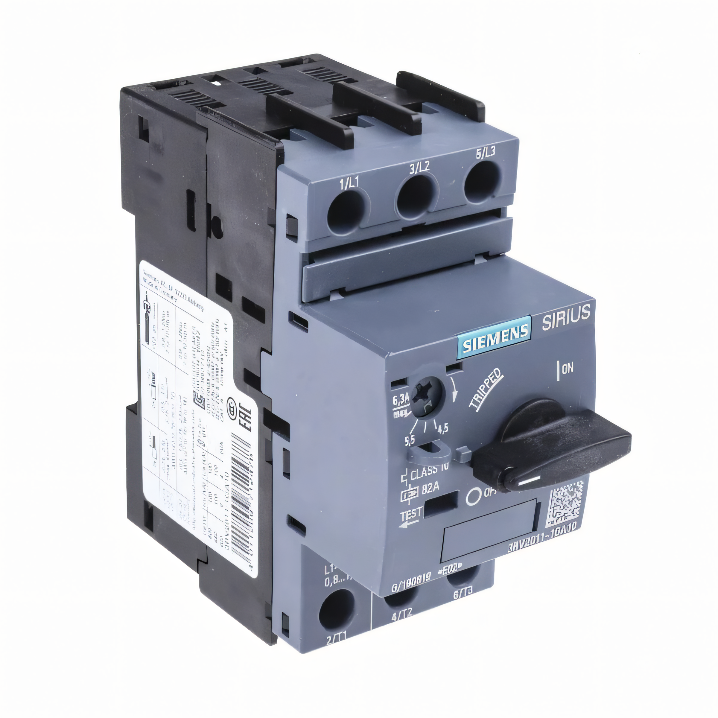  SIEMENS - 3RV2011-1GA10 MOTOR KORUMA ŞALTERİ 4,5-6,3A