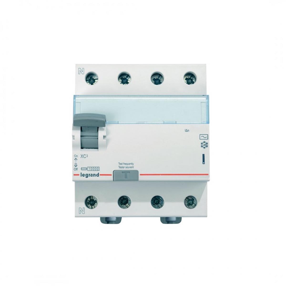 4X40A 300MA Makine TİPİ XC3 KAÇAK AKIM KORUMA Rölesi