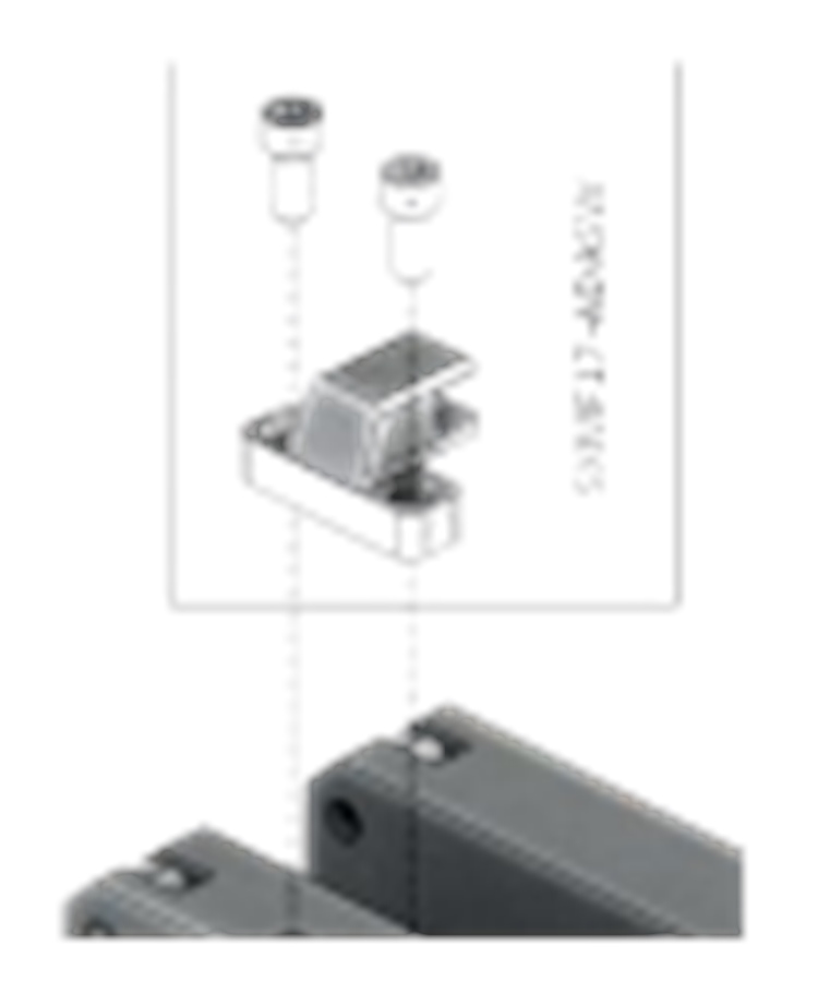 Adaptation kit Swagelok cassette