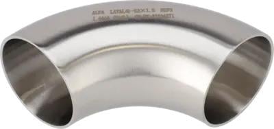 BEND 90 BS DN40 MAT 1.4404 DIN 11852