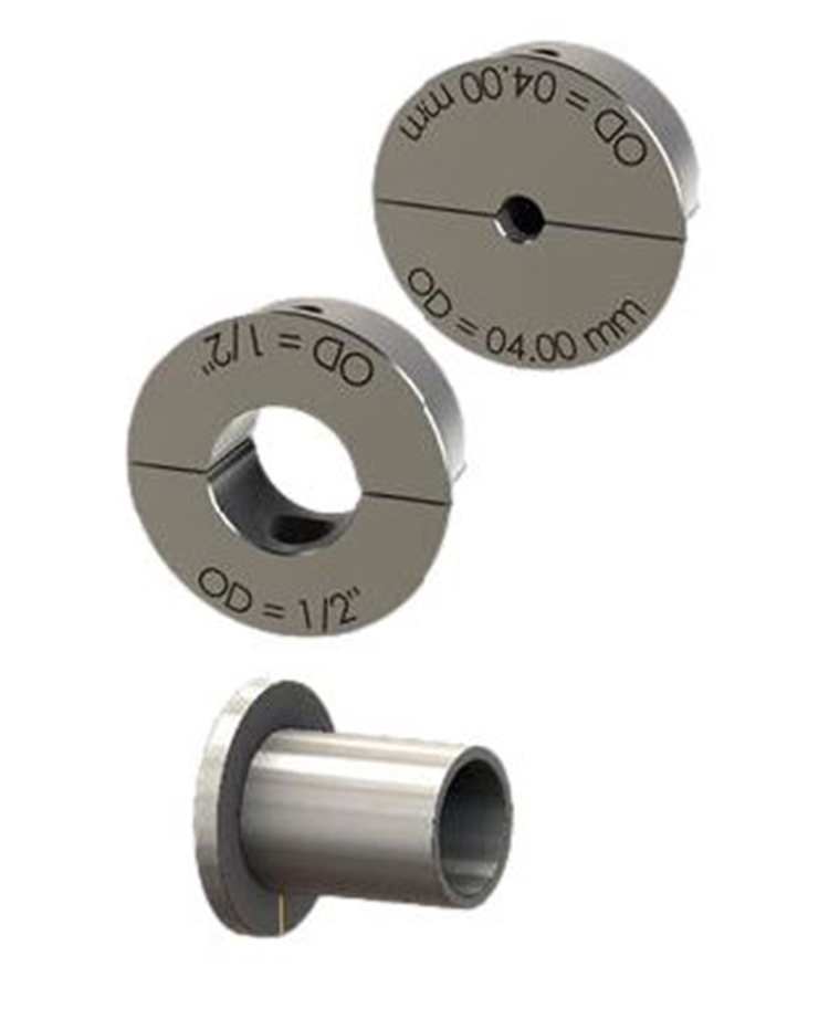 Collets for standard cassette - OD = 3/16 inch