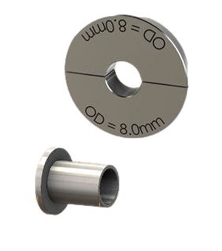 Collets for thin sideplate - OD 6.00 mm