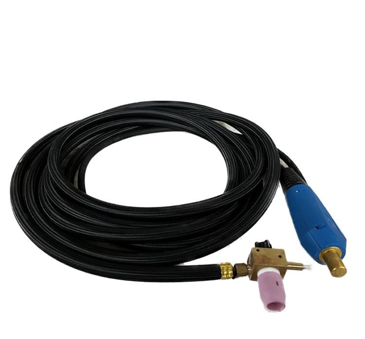 Gas cooled hose package 5 m with TIG-Torch