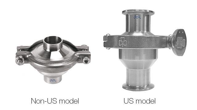 NON-RETURN VALVE LKC-2-DIN-W- DN25-EPDM-304