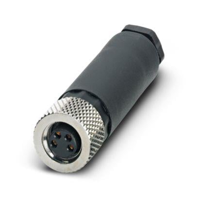 Phoenix Contact M8-4 pin -düz soket - Erkek