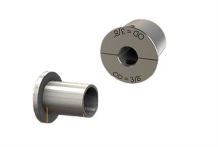 Tube collets for wide sideplate - OD = 5/8 inch
