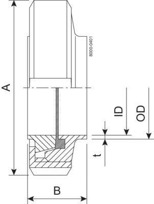 UNION S DN80 HSF0 1.4307 EPDM DIN 11851