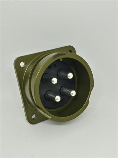 KDB02E 32-17P Bayonet Panel Tipi Askeri Konnektör