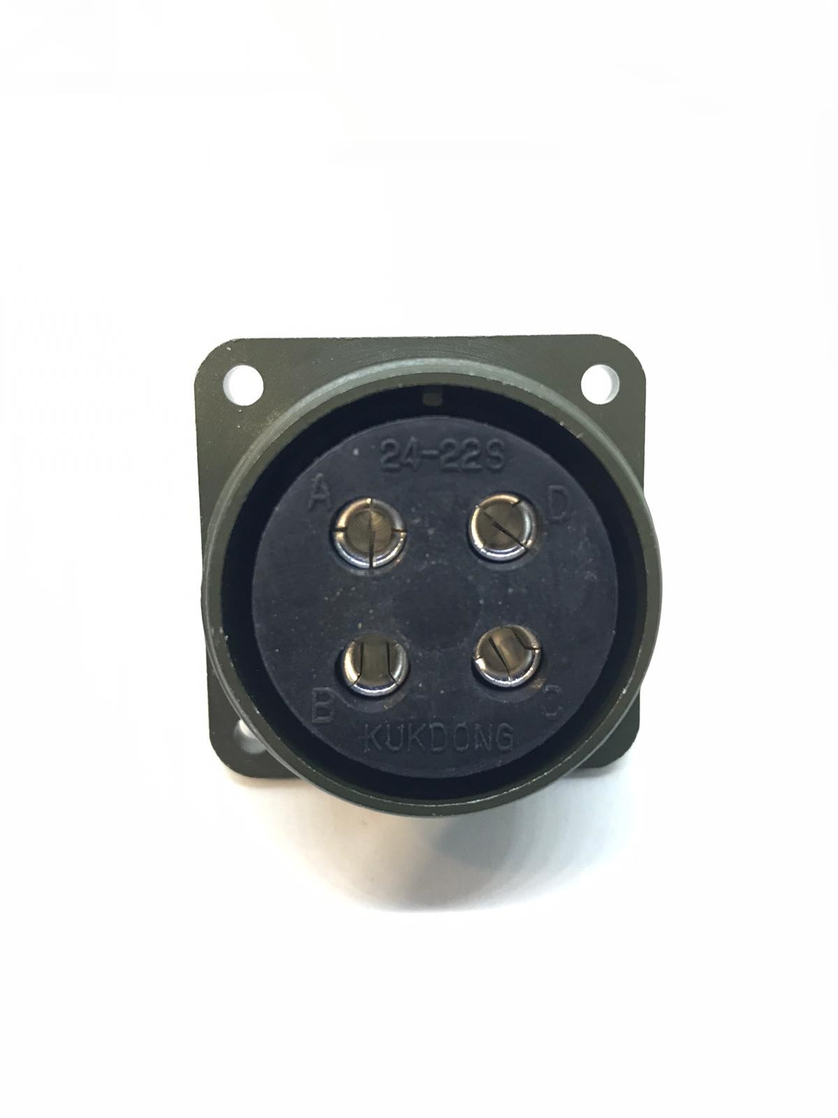 MS3102E 24-22S Panel Tipi Askeri Konnektör