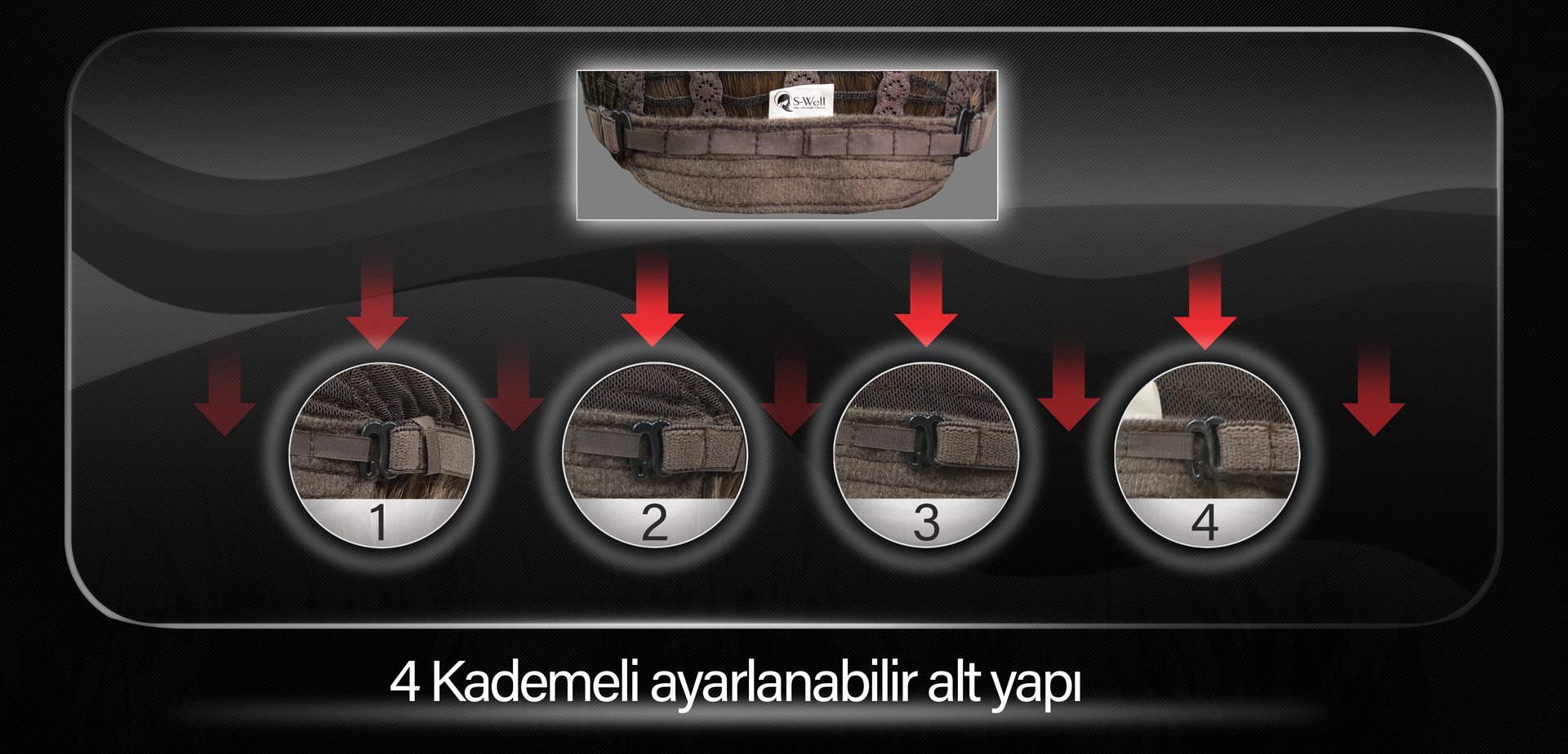 Pixie Kadın Medikal Kısa Peruk Modeli Ölçü Ayarı