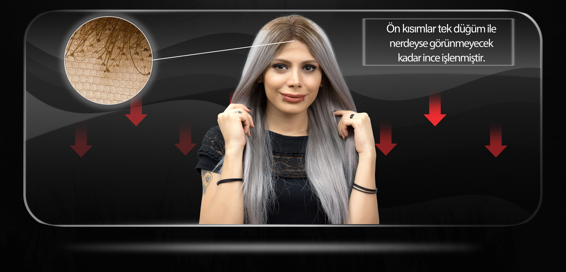 S-Well Angel Plus Medikal Tül Peruk