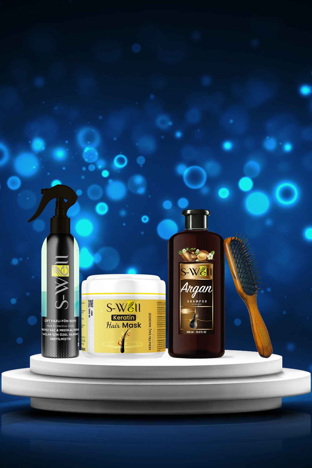 S-Well® | Protez Saç Bakım Seti Yıpranmış Saçlara Özel