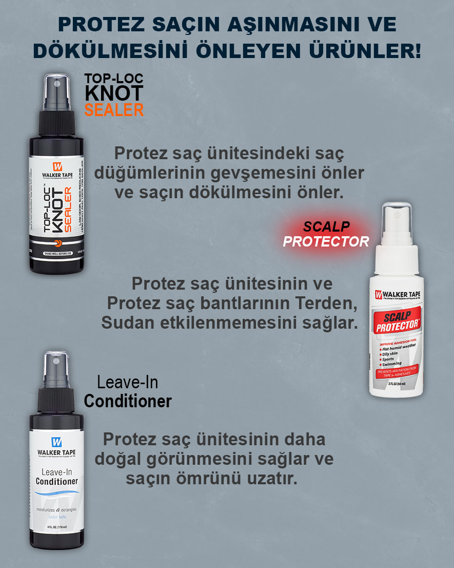 Protez saç kullanıcıları, protez saç sistemlerinin bakımını yaparak onları belirli bir süreye kadar kullanmaktadırlar.