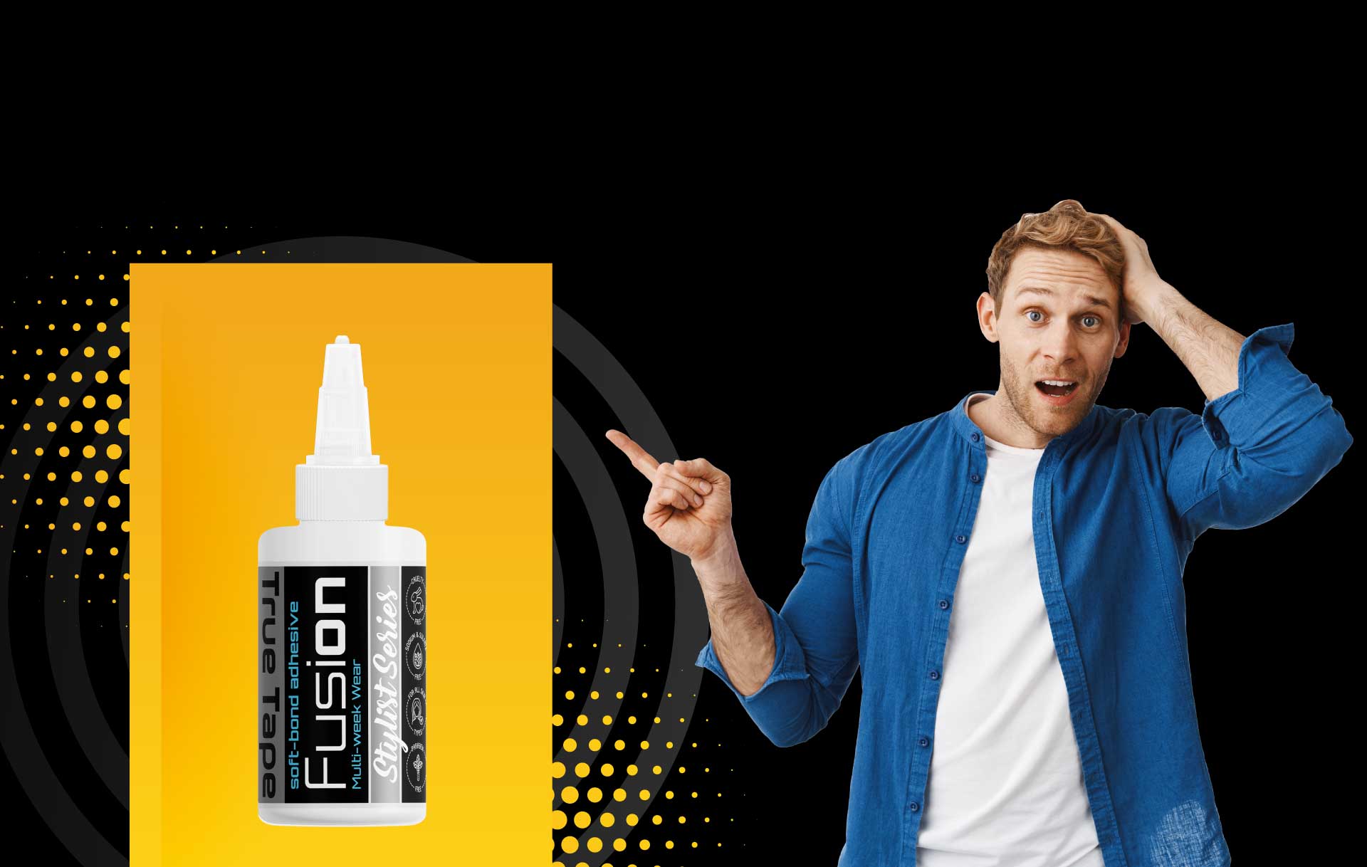 True Tape | Fusion® Protez Saç Yapıştırıcısı