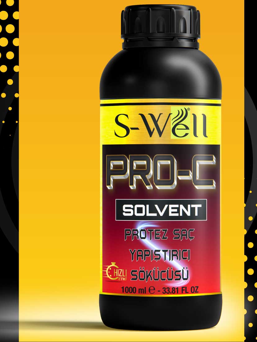 S-Well | Pro-C Solvent® Protez Saç Yapıştırıcı Temizleyici