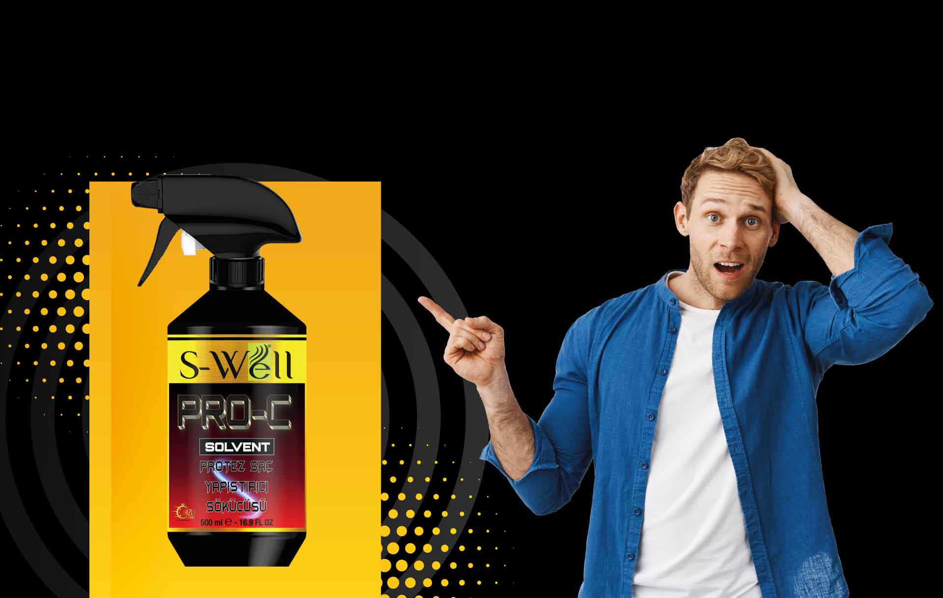 S-Well | PRO-C® Solvent Protez Saç Yapıştırıcı Sökücü