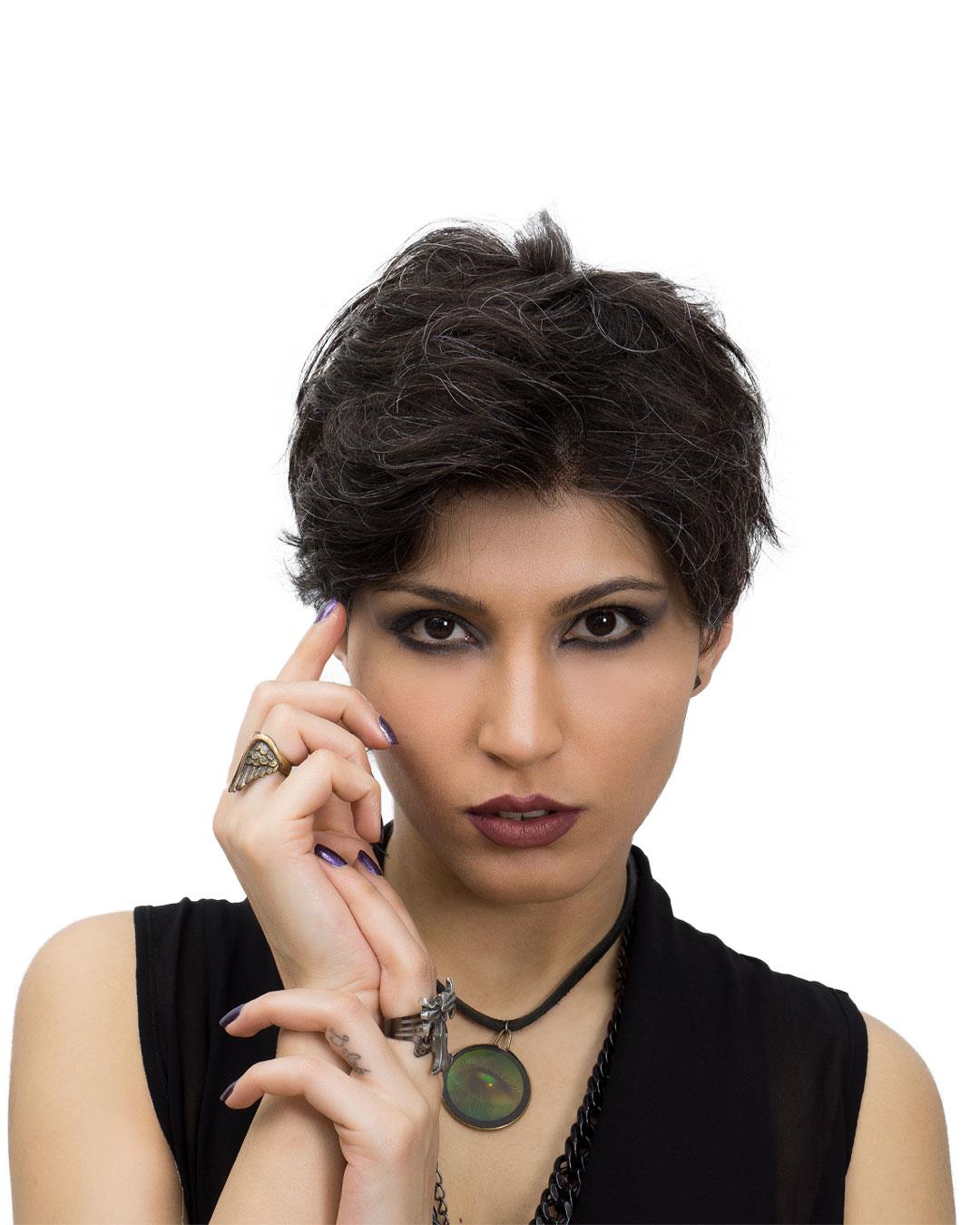 Pixie Kadın Kısa Medikal Peruk