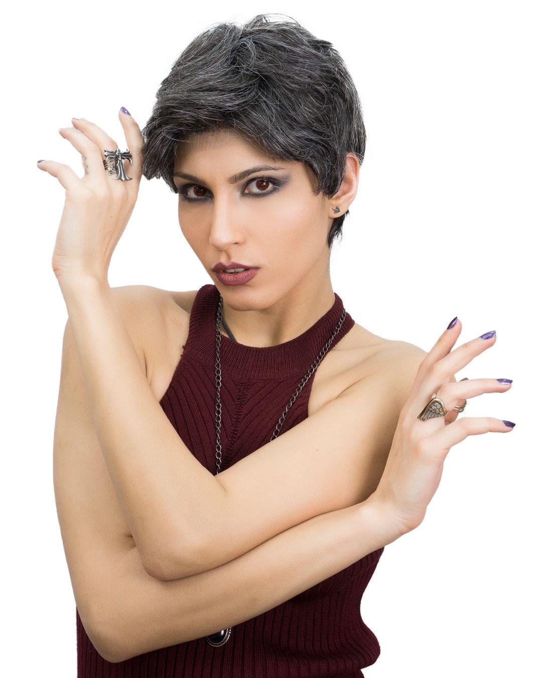 Pixie Kadın Kısa Medikal Peruk