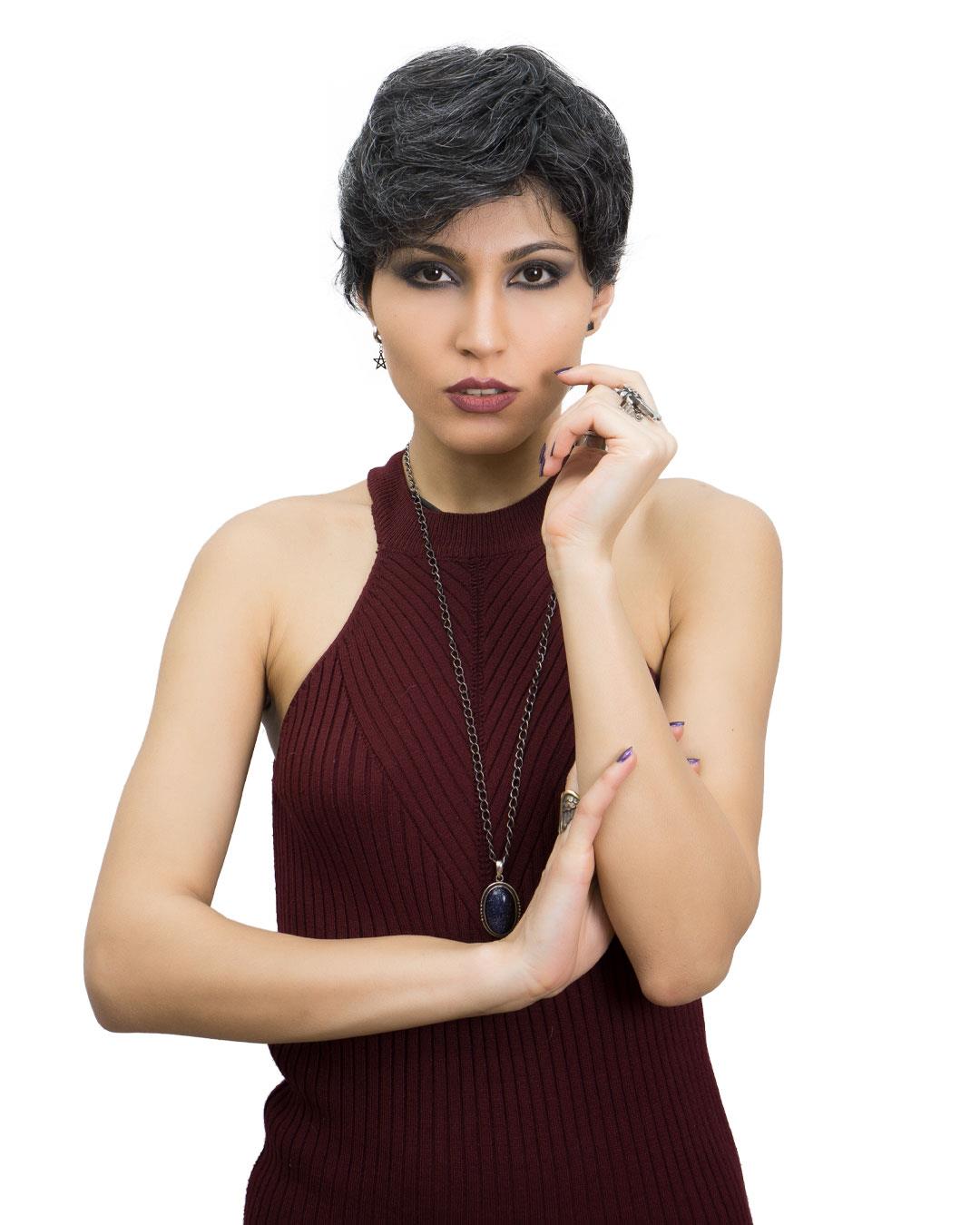 Pixie Kadın Kısa Medikal Peruk