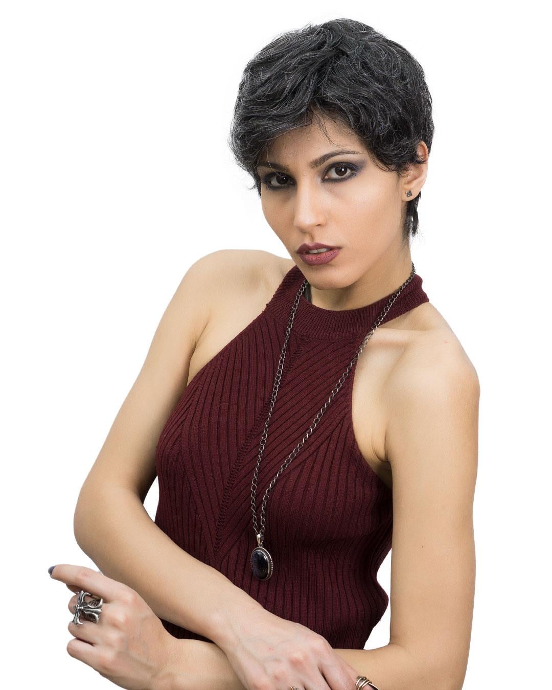 Pixie Kadın Kısa Medikal Peruk