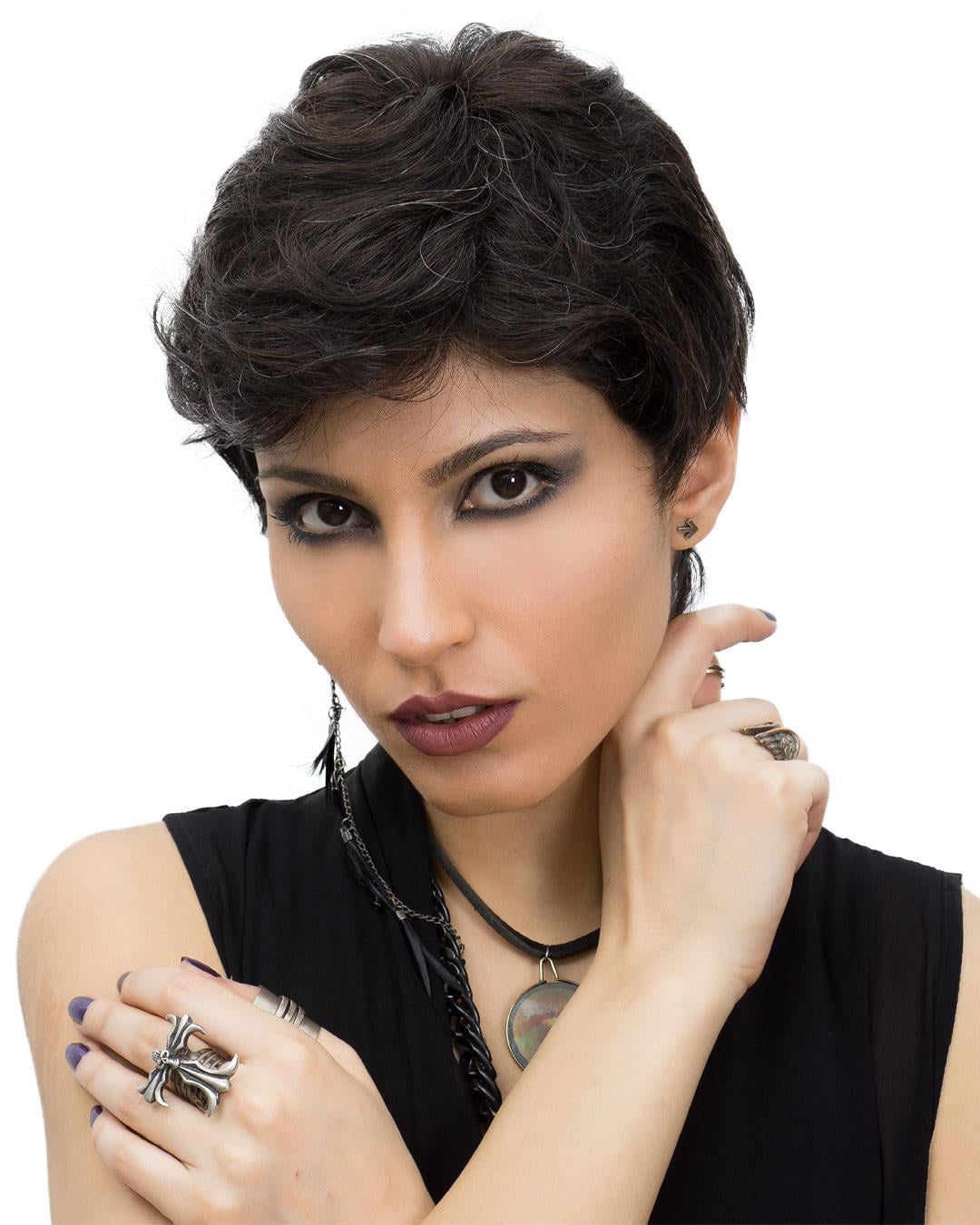 Pixie Kadın Kısa Medikal Peruk