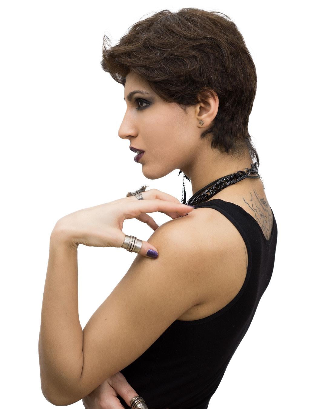 Pixie Kadın Kısa Medikal Peruk