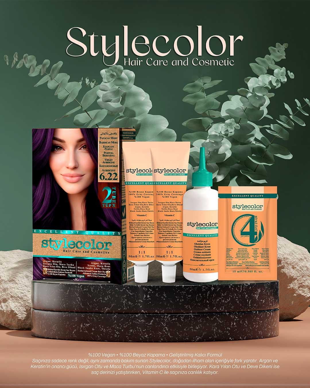 Stylecolor Bitkisel İçerikli Vegan Krem Saç Boyası