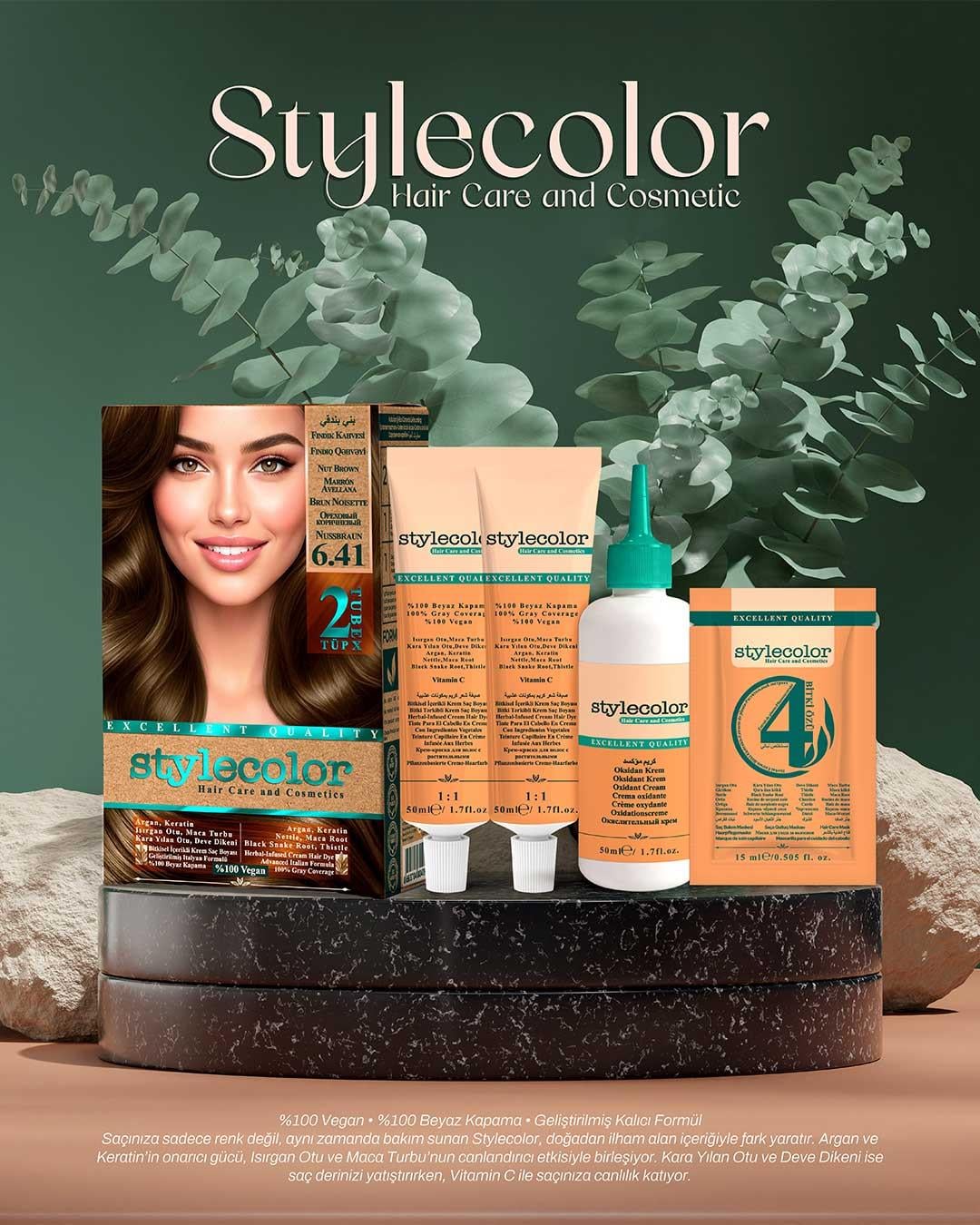 Stylecolor Bitkisel İçerikli Vegan Krem Saç Boyası