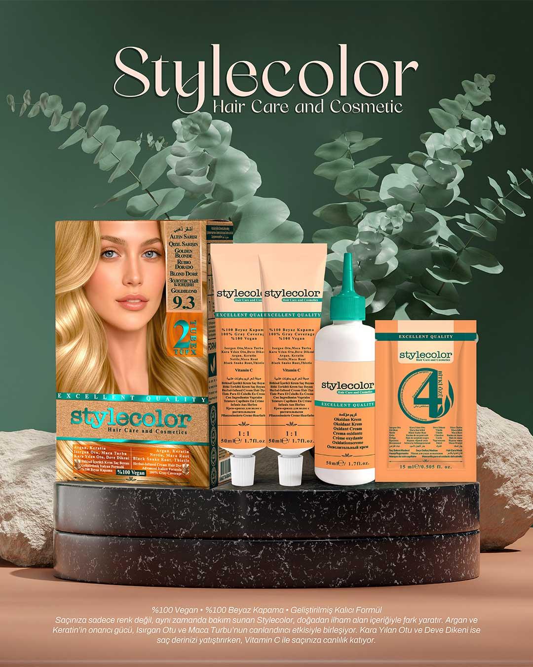 Stylecolor Bitkisel İçerikli Vegan Krem Saç Boyası